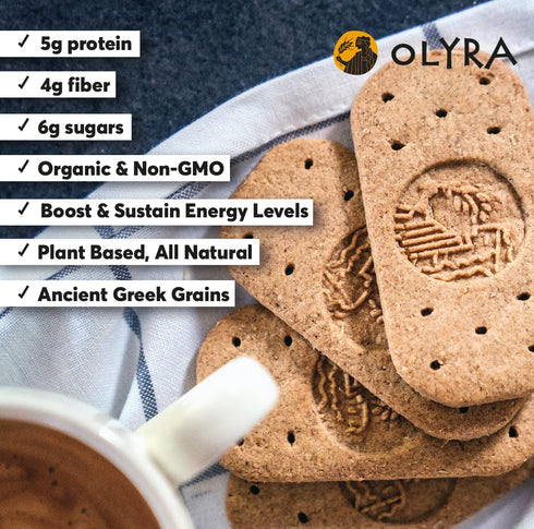 Olyra Biscuit Breakfast Olympic Rynner Cinnamon Tahini Organic, 5.3 Ounce