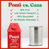 25.36 oz (Pack 6) 100% Pom Tomato Juice fl of - Made from Fresh Italian Pomi Tomatoes - Low Sodium Tomato Juice