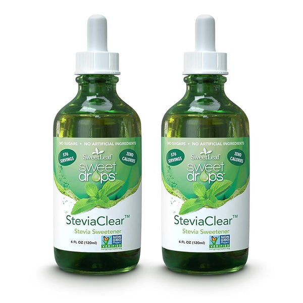 SweetLeaf Sweet Drops - Flavored Stevia Liquid Sweetener, Organic Extract, Zero Calorie,