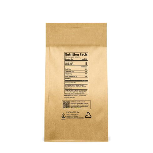 Pure Original Ingredients Cream of Tartar (2 lb) Pure & Natural, Baking & Cleaning, DIY Bath Bombs & More, Eco-Friendly Packaging