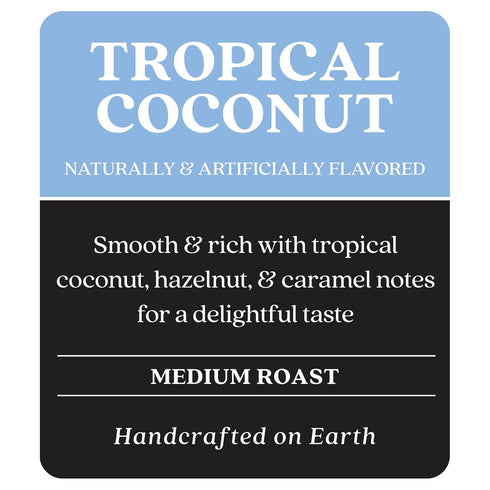 2 Lb Copper Moon Medium Roast Whole Bean Coffee, Tropical Coconut Blend