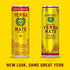 12 Oz, 80mg Guayak Yerba Mate, Sparkling Energy Drink Alternative, Organic Cranberry Pomegranate Flavor, Natural