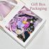 5 1-3 Preserved Flowers Bouquet Real Roses, Flowers for Delivery, Long-Lasting Mixed Purple Roses & Daisies Bouquet