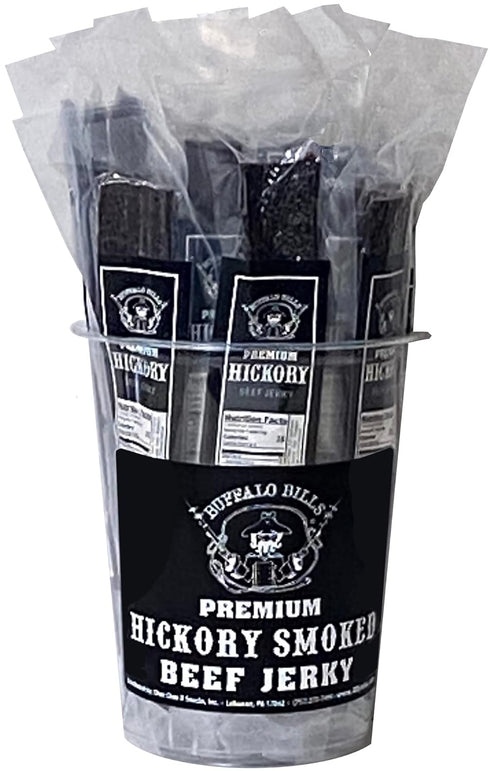 Buffalo Bills Premium Hickory Beef Jerky 20-ct Wrapped Strips (20 strips per