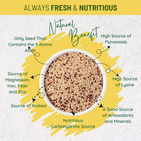 16 Oz., 2-Pack Sunbest Natural Organic Tri-Color Quinoa, Non-GMO, Vegan, Kosher
