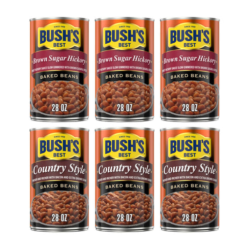 Bush's Best Baked Beans, Country Style Classics, 3 Country Style (28 Oz),