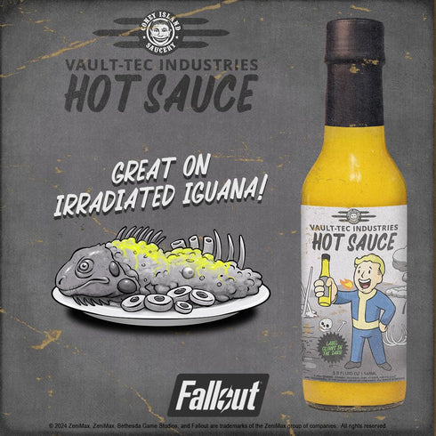Coney Island Saucery 5oz Fallout Vault-Tec Industries Hot Sauce