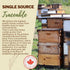 100% 1.1 lbs, Oneroot Canadian Wildflower Honey - Unheated & Creamed - Nutrient-Rich, Natural Sweetener with Enzymes