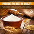 TAJ Gourmet Foods 20-Pounds 100% TAJ Signature Sharbati Atta (Chakki Atta - Stone Ground), Whole Wheat Flour, Chappati
