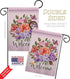 Breeze Decor Set 13 18.5 Welcome Bouquet Garden Flag Wall Hanger Floral Sunflower Tulip Rose Orchid Lilies Season