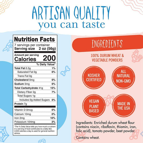 4 Pack: 2 ABC123 2 Pasta & Music Pasta
