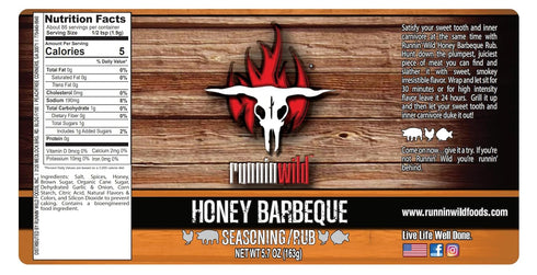 Gourmet Honey BBQ Rub and Seasoning, 5.7 ounces, Perfect for Pork, Chicken, Ribs, and Salmon