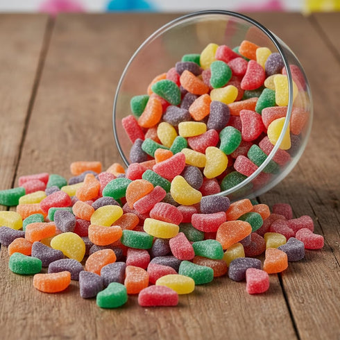8oz, 1lb, 2lb, 2.75lb 6lb (2 lbs Fruit Slices Jelly Candy | Sugar-Dusted Nostalgic Sweets | Multiple Flavors Available