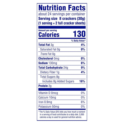 6 25.6 oz Honey Maid Graham Crackers, Family Size, - Boxes