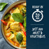 Passage to Asia Simmer 255g Curry Sauce - Yellow Thai Curry Sauce - Authentic Mild Spice Yellow Curry Asian Food