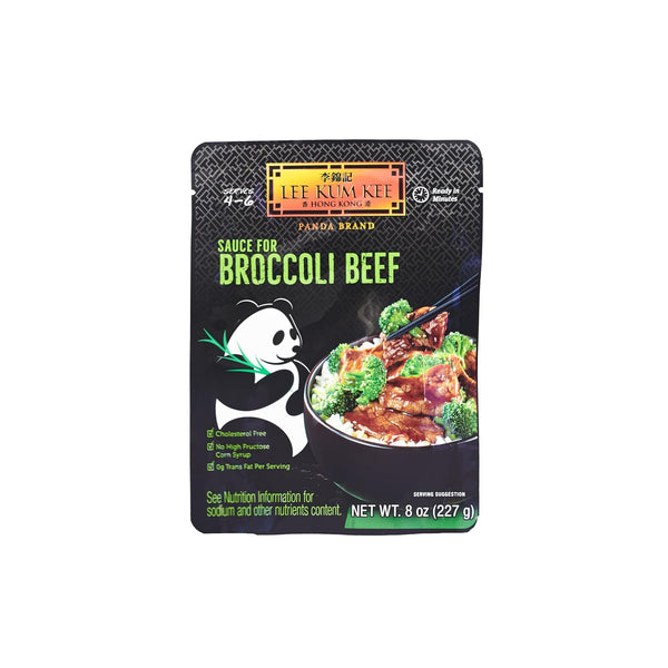 Lee Kum Kee Panda Brand Sauce for Broccoli Beef, 0g Trans Fat, 8 Ounces (Pack of 6)