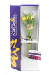 KaBloom PRIME NEXT DAY DELIVERY - Mothers Day Collection - Bouquet of Fresh Yellow Tulips with Vase.Gift for Birthday