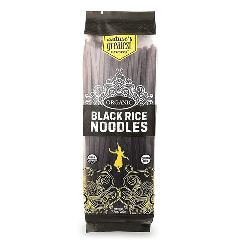 Nature's Greatest Foods Organic White Rice Noodles, 7.7 oz (220 g) Vegan,