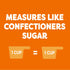 8 (Pack 1) Swerve Organic Monk Fruit Blend Confectioners Sugar Replacement Sweetener, Ounce