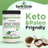 (32 Earth Circle Organics Premium Ultra Pure Extra Virgin Organic Coconut Oil, Cold Pressed, Baking, Smoothies, Skin