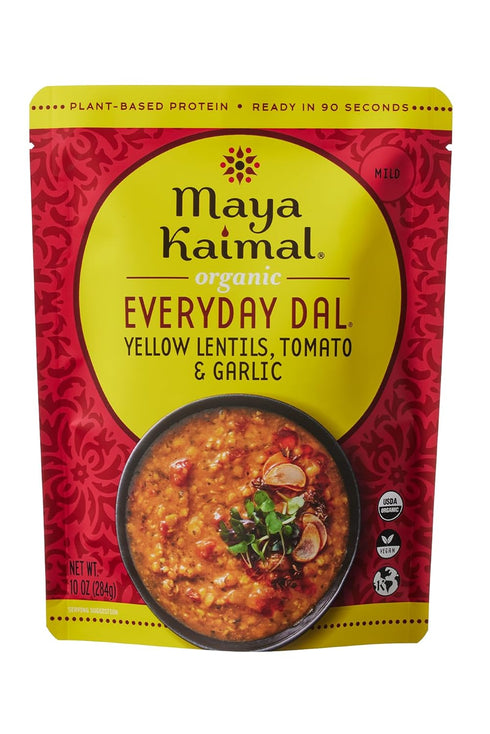 Maya Kaimal Foods Organic Indian Everyday Dal (Pack of 1) Fully Cooked
