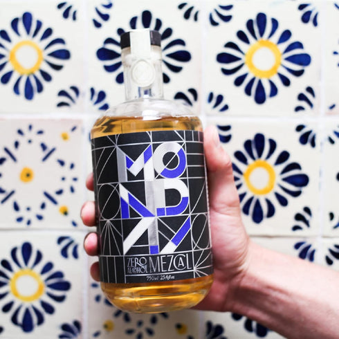 0 750ml MONDAY Zero Alcohol Mezcal An Award Winning Non-Alcoholic Spirit with Zero Carbs, No Sugar, Calories
