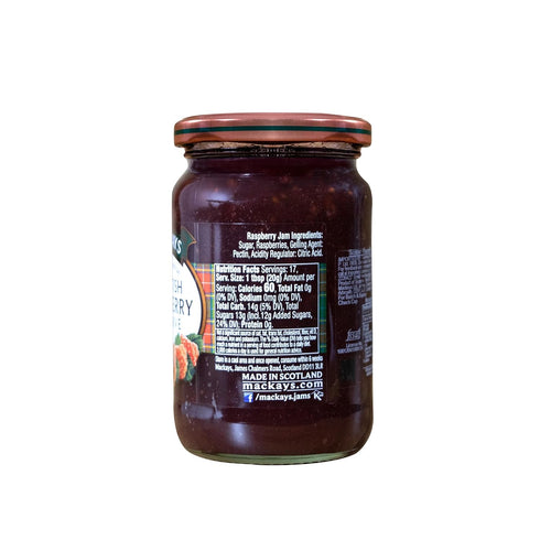 340gm (Pack 2)| Mackays Scottish Raspberry Preserve Jam of Imported from Scotland | Made with Whole Fruits | Vegan |