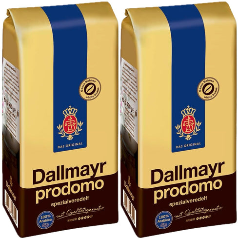 Dallmayr Gourmet Coffee, Prodomo (Whole Bean), 1.1 Pound (Pack of 2)