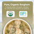 2lb Quay Naturals Organic Sorghum Flour - Organic Jowar Flour - Made With Gluten Free Sorghum Whole Grain - Non GMO