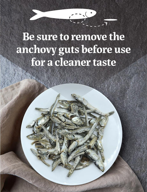 1 lb (454g) NICE WITCHS Korean Soup Anchovy, Dried Anchovies for Broth & Stock, Rich Umami Flavor