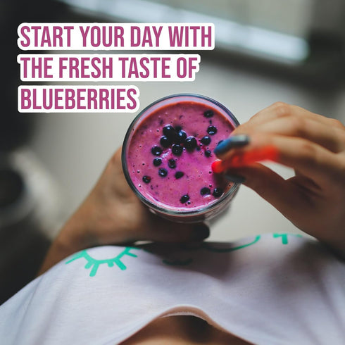 Wild Blueberry Powder Organic, USDA Certified, for Smoothies, Baking, Rich in Antioxidants