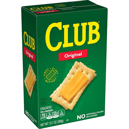 (12 Club Crackers, Lunch Snacks, Snack Crackers, Original Boxes)
