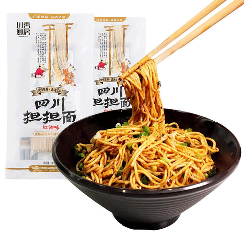 Noble Createaprototype Szechuan Dan Dan Dry Noodle, Traditional Chinese Classic Noodles with Peppery Sauce,
