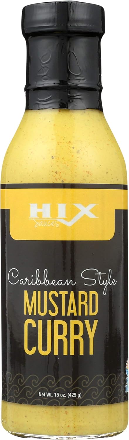 Hix Foods Mustard Curry Sauce, 15 OZ