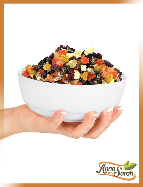 2lbs 1 Pack Anna and Sarah Mini Fruit Trail Mix, Dried Fruits Assortment, Healthy Snack in Resealable Bag