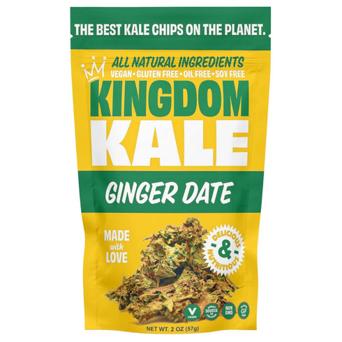 4 Pack (4 Pack) Kingdom Kale, Kale Chips, Flavors Healthy Snacks, Plant Based, Gluten-Free, Soy-Free, Non GMO, Vegan