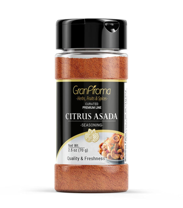 GranAroma Citrus Asada Seasoning, Dry Rubs & Marinades, Versatile Seasoning Blend (2.5 Ounce)