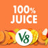 V8 100% 46 oz (6 Pack) Peach Mango Fruit and Vegetable Juice, fl Bottle