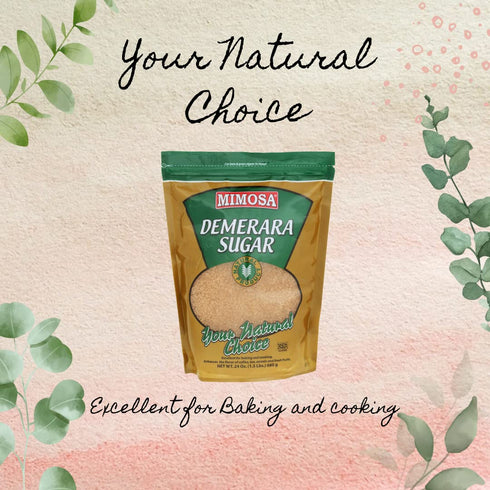 Mimosa 1.5lb Demerara Natural Sugar