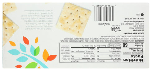 365 16 by Whole Foods Market, Salted Saltine Crackers, Ounce