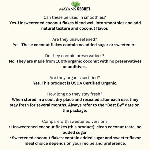 1 Lb 1 LB) USDA Certified Organic Coconut Flakes Unsweetened -Perfect for Baking | Making Coconut Milk (Coconut Flakes