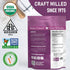 5 Lb Great River Milling Organic Hulled Barley Grain | Whole Grain Barley for Home Milling, Cooking, and Baking | High