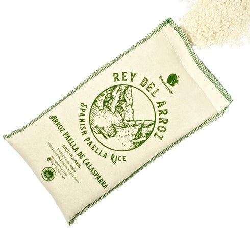 2.2 lb Arroz Gourmanity Spanish Calasparra Rice for Paella, Rey del Authentic Spanish Calasparra Rice from Spain