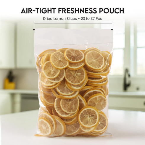 3oz/85gm 23 37 Dried Lemon Slices to Pcs, Citrus Dehydrated Fruit For Cocktails, Lemons For Cocktail and Decor