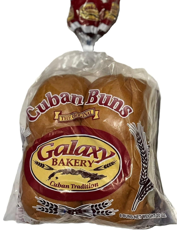 Generic Cuban Bread Galaxy Bakery Cuban Buns (8 buns 20oz)