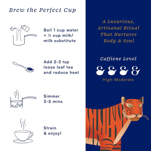 7 oz (200 Herbs & Kettles Refill - Masala Chai g) | Single-Origin Assam Black Tea with Ginger, Cardamom, Cinnamon