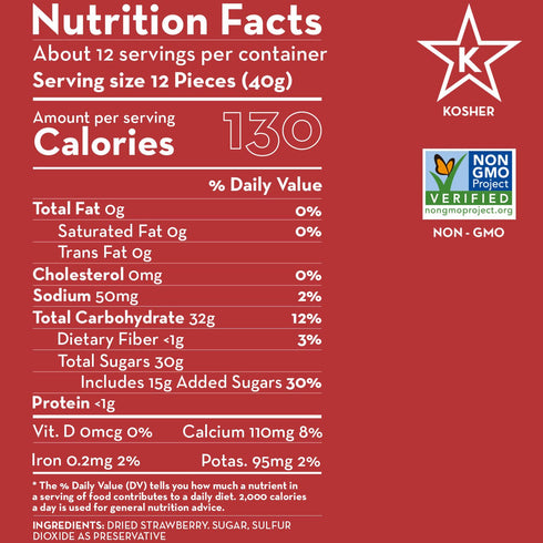 18 Sunny Fruit Soft-Dried Strawberries, Ounce Bulk Bag | Dried Fruit with Added Sugar | Great Berries for Baking
