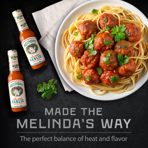 5oz, 1 Pack Melindas Garlic Habanero Hot Sauce - Spicy Sauce Made with Habanero Peppers, Garlic, Carrots, & Onion