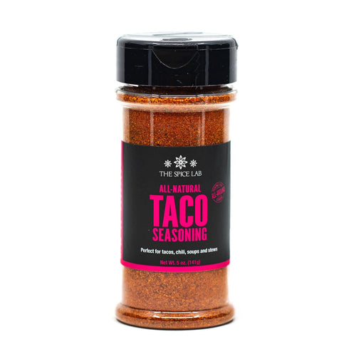 The Spice Lab Taco Seasoning, All Natural, Gluten Free Taco Seasoning Mix, 4.5 oz Shaker