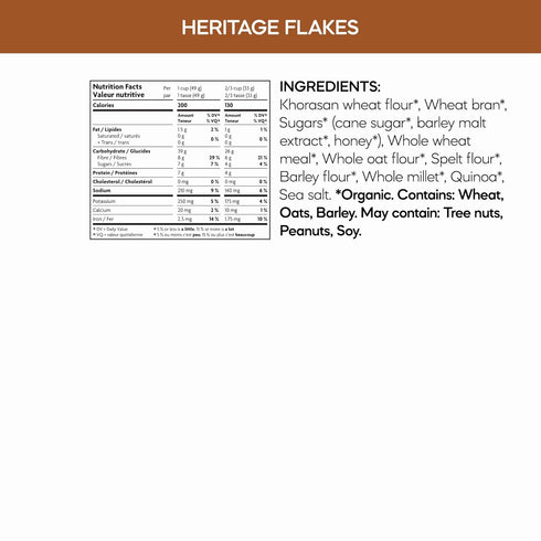 32 oz (Pack 2), Packaging Nature's Path Organic Heritage Flakes Cereal, of Non-GMO, Earth Friendly